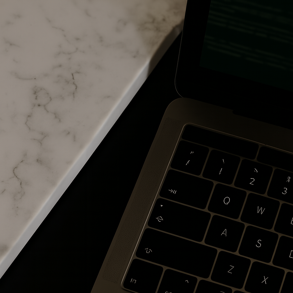 Stone surface presented in a refined interior setting